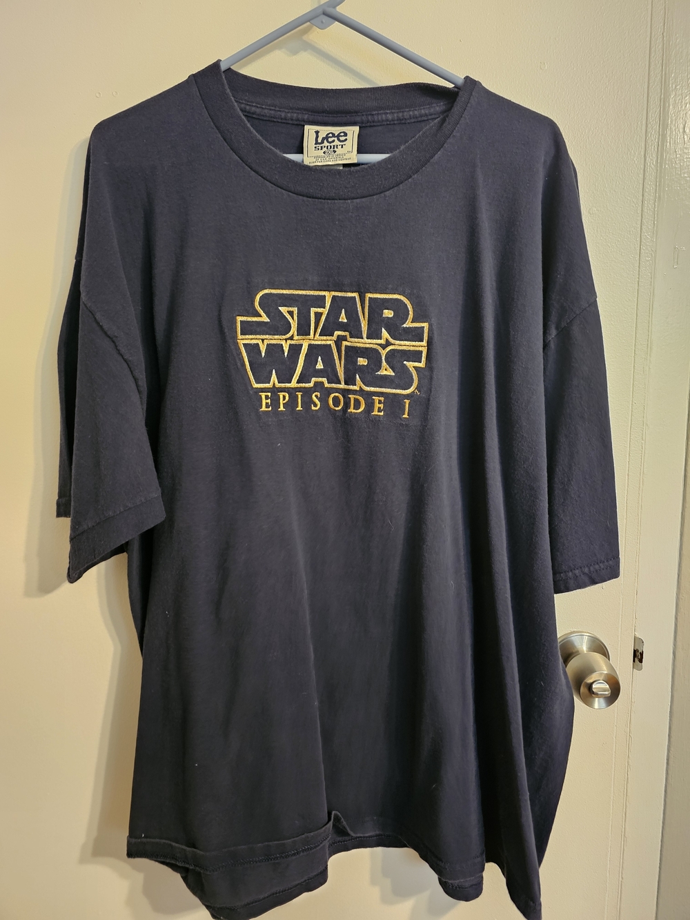 Star Wars Episode I Vintage Logo Tee 2XL EUC